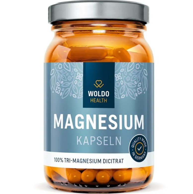 WoldoHealth Hořčík Tri-Magnesium dicitrát 120 kapslí