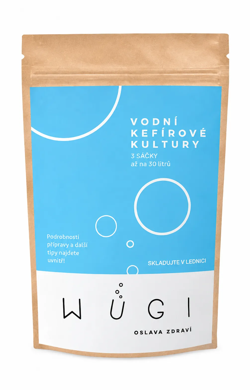 WUGI Vodní kefírové kultury 3x5g