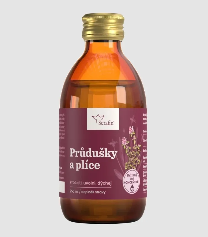 Serafin Průdušky a plíce, čajový koncentrát 250 ml
