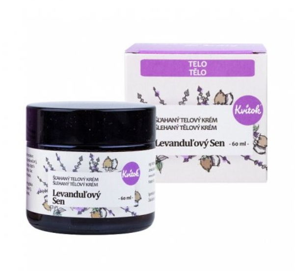 Kvitok Šlehaný tělový krém Levandulový sen 60 ml