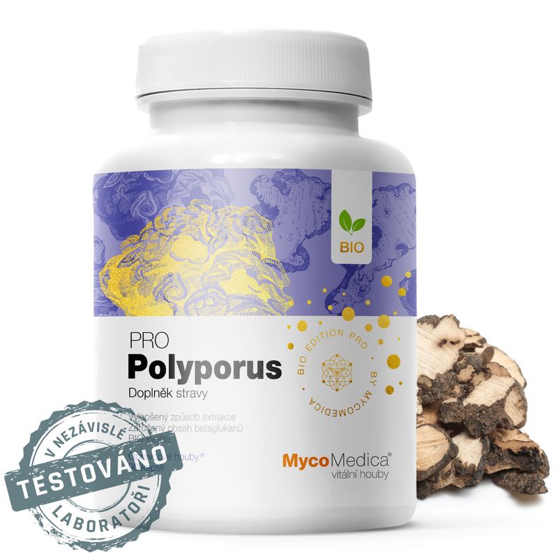 MycoMedica Polyporus PRO, BIO 90 kapslí