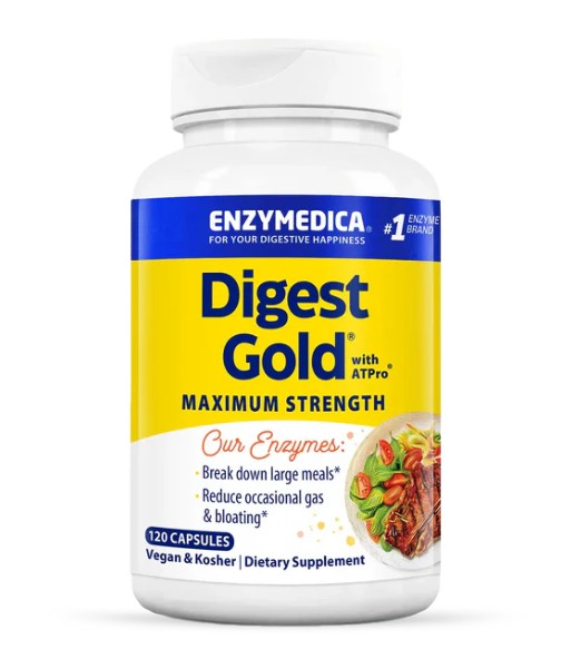 Enzymedica Digest Gold s ATPro - trávicí enzymy, 120 kapslí