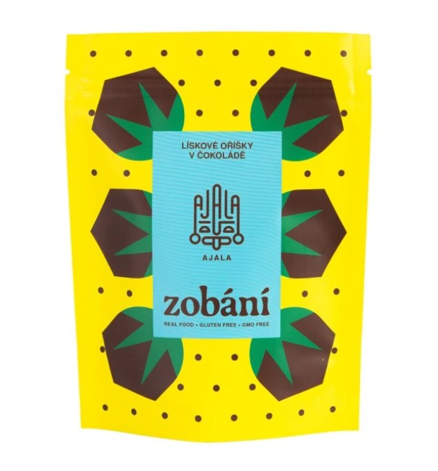 AJALA ČOKO ZOB – Lískové ořechy v BIO čokoládě 150 g