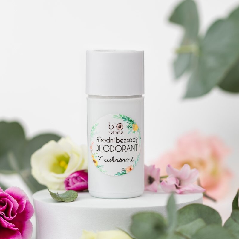 Biorythme Přírodní BEZSODÝ deodorant V cukrárně (různé velikosti)