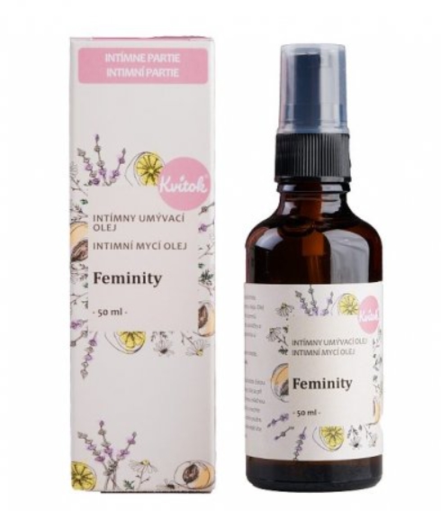 Kvitok Feminity intimní mycí olej 50 ml