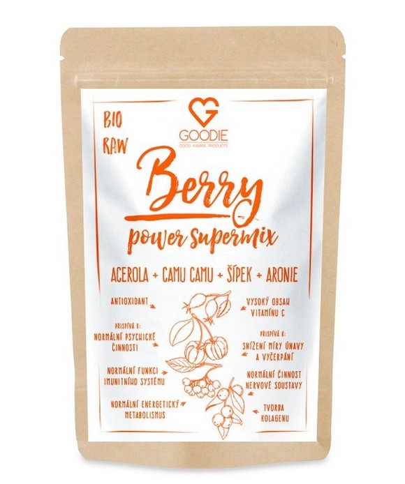 Goodie BERRY POWER SUPERMIX BIO (přírodní zdroj vitamínu C) - 150 g