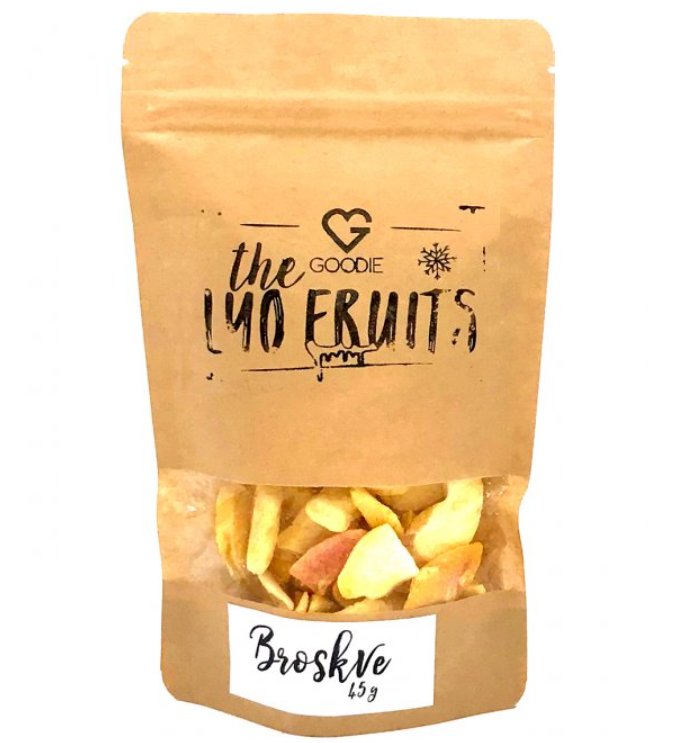 Goodie Broskve lyofilizované (mrazem sušené) 45 g