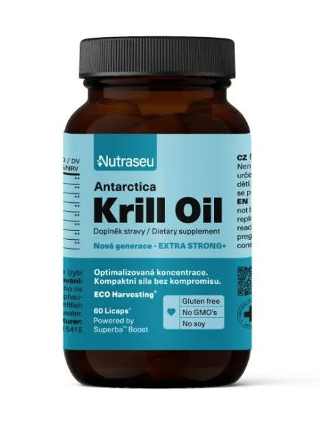 Antarctica Kril olej, 770 mg, 60 kapslí (EPA+DHA a astaxanthin)