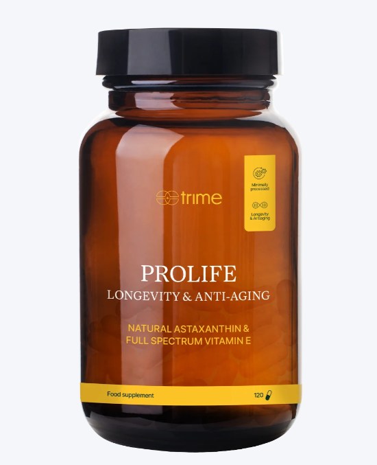 Trime ProLife 120 kapslí (plnospektrální vitamin E a BIO Astaxanthin)