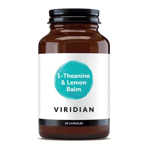 Viridian L-Theanine & Lemon Balm (L-Theanin s meduňkou), 30 kapslí