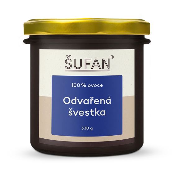 Šufan Odvařená švestka - 100 % ovoce, 330 g